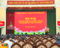 Hội nghị sơ kết giữa nhiệm kỳ Đại hội lần thứ XIII Đảng bộ Khối các cơ quan thành phố Hà Nội